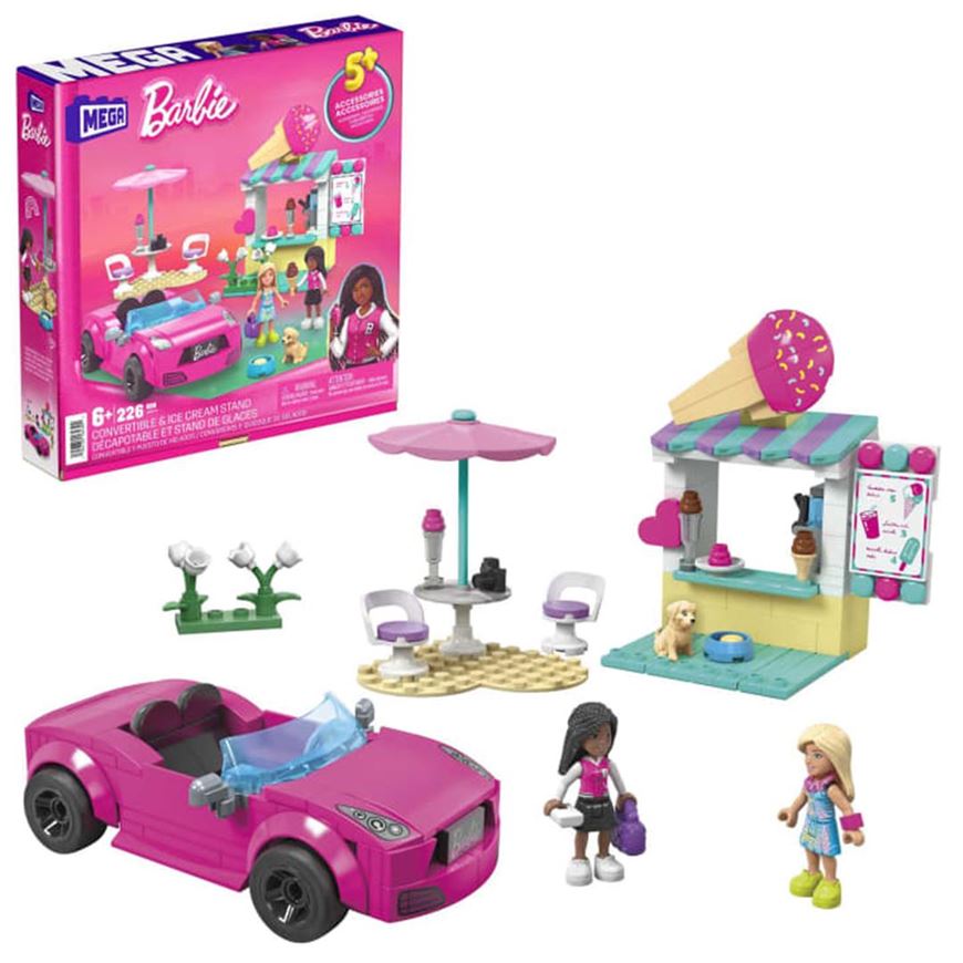 Barbie Movie Convertible& Ice-Cream Stand