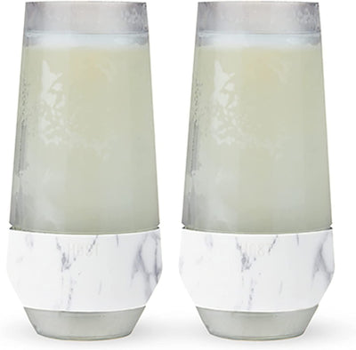 Champagne Freeze Cooling Cups In Marble By Host