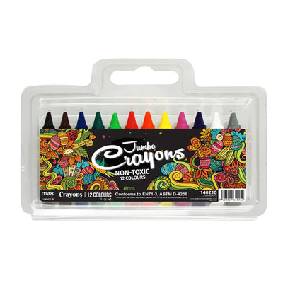 Color Crayons Jumbo (14x103mm) x12pk