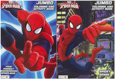 Disney Jumbo Coloring & Activity Book Spiderman 80pgs