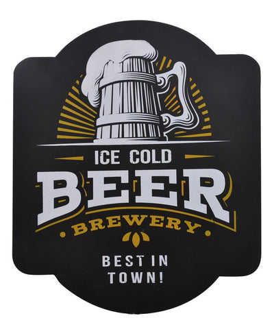33cm Ice Cold Beer Plaque