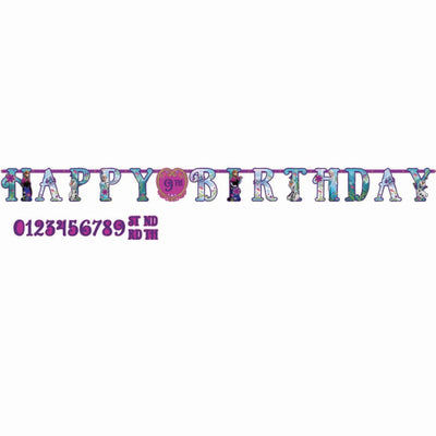 Frozen Jumbo Add-A-Age Letter Banner