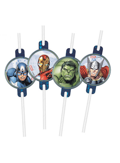 The Avengers Straws (4PCS)