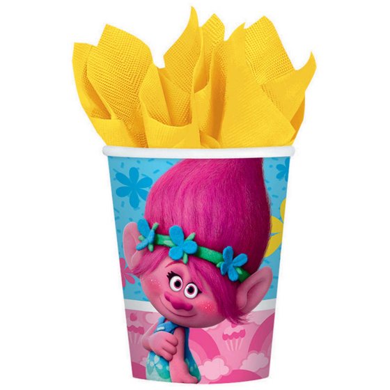 Trolls 266ml Paper Cups