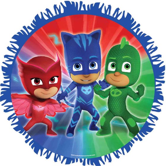 Pj Mask Expandable Pull String Drum Pinata