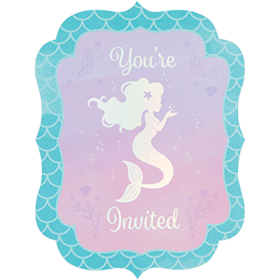 Mermaid Invitations