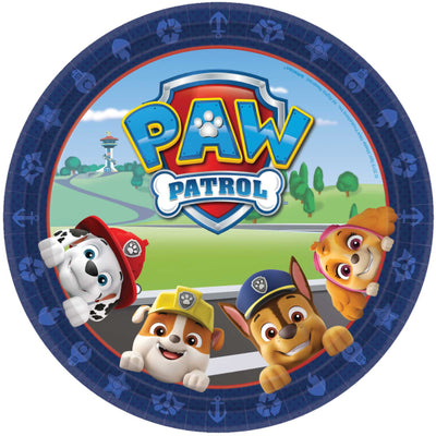 Paw Patrol Adventures 17cm Round Paper Plates