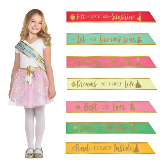 Disney Princess Sashes