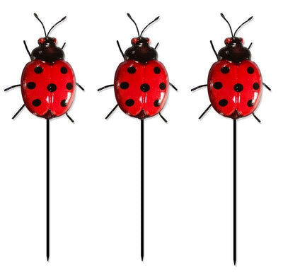 30cm Metal Ladybird Stake