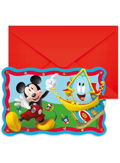 Mickey Mouse Club House Invitations (6PCS)