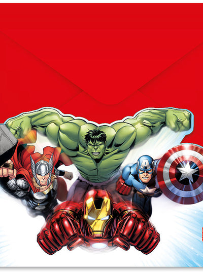 The Avengers Invitations (6PCS)