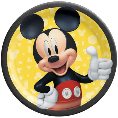 Mickey Mouse Round Paper Plates