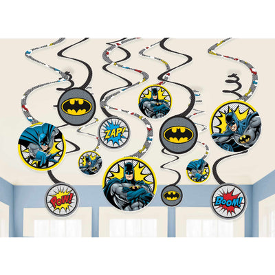 Batman Heroes Unit Spiral Decorations