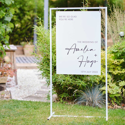 Wedding Entrance Sign Stand