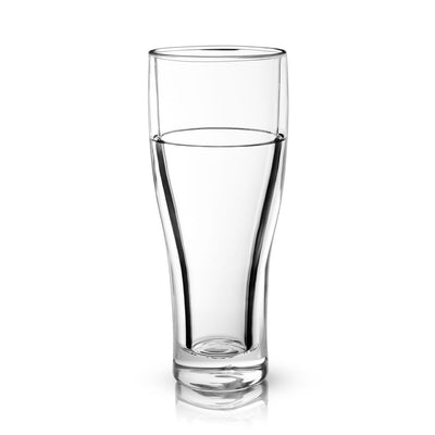Glacier double wall chilling beer glass