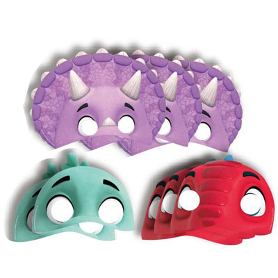 Dino Ranch Paper Masks