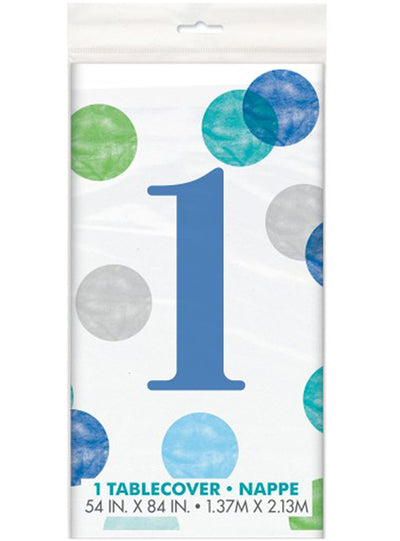 1st Birthday Blue Table Cover